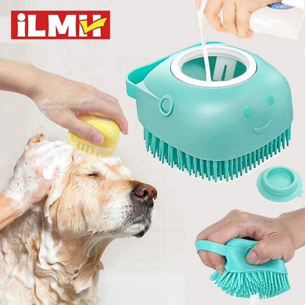 Dog & Cat Silicone Bath Brush